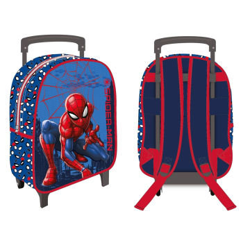 Zainetto asilo con trolley Cm. 31x24x10 - Spiderman