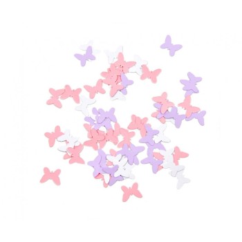 Confetti metallizzati farfalle multicolor - Confezione...