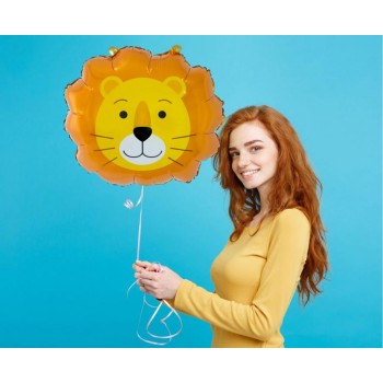 Palloncino mylar Cm. 43x38 - Testa Leone 2