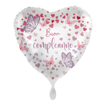 Palloncino mylar 18'' Cm. 45 Premioloon - Cuore - Buon...