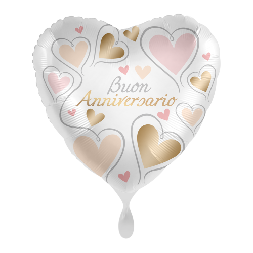 Palloncino mylar 18'' Cm. 45 Premioloon - Cuore...