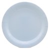 Piatto in carta rotondo 100% compostabile Cm. 18 - Confezione 15 pz - Celeste chiaro