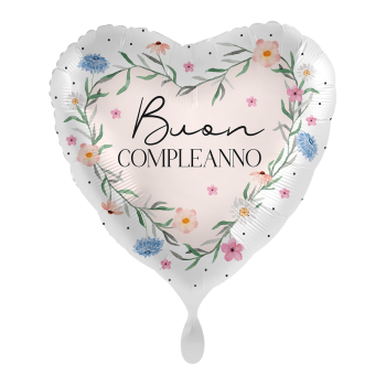 Palloncino mylar 18'' Cm. 45 Premioloon - Cuore - Buon...