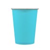 Bicchiere in carta 100% compostabile cc.250 - Confezione 15 pz - Turchese