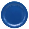 Piatto in carta rotondo 100% compostabile Cm. 18 - Confezione 15 pz - Blu