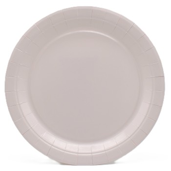 Piatto in carta rotondo 100% compostabile Cm. 24 -...