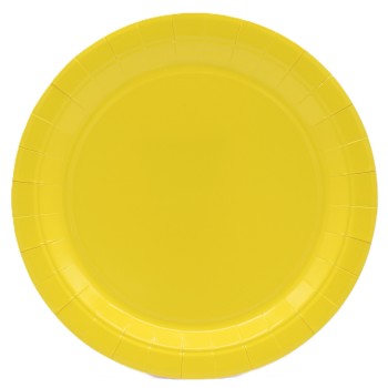 Piatto in carta rotondo 100% compostabile Cm. 18 -...