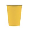 Bicchiere in carta 100% compostabile cc.250 - Confezione 15 pz - Giallo mais