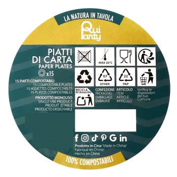 Bicchiere in carta 100% compostabile cc.250 - Confezione... 2