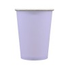 Bicchiere in carta 100% compostabile cc.250 - Confezione 15 pz - Lavanda