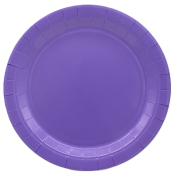 Piatto in carta rotondo 100% compostabile Cm. 24 -...