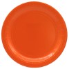 Piatto in carta rotondo 100% compostabile Cm. 18 - Confezione 15 pz - Arancione