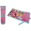 Astuccio Roll ripiegabile con 24 pastelli Cm. 40x20 - Principesse