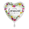 Palloncino mylar 18'' Cm. 45 - Cuore - La mia comunione