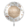 Palloncino mylar 18'' Cm. 45 - Rotondo - Il mio battesimo