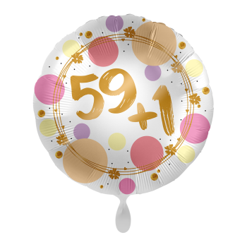 Palloncino mylar 18'' Cm. 45 - Rotondo - Buon Compleanno...