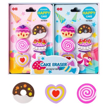 Set 6 gommine sagomate - Cake