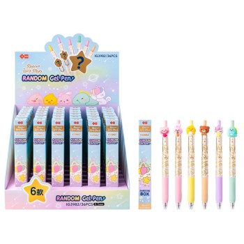 Penna retrattile Surprise Gel - Animali