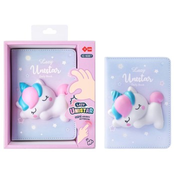 Notebook 96 pagine Squishy Cm. 17x14,5x5,5 - Unicorno