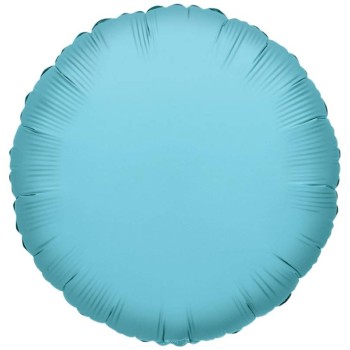 Palloncino Mylar 18" Cm. 45 - Rotondo - Celeste chiaro