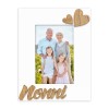 Portafoto in legno con applicazione rilievo "Nonni" Cm. 17x22 - Foto Cm. 10x15