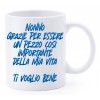 Tazza mug ceramica in scatola - Nonno grazie per essere un pezzo così importante della mia vita