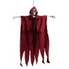 Scheletro d'appendere con abito rosso Cm. 60