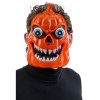 Maschera zucca con occhi sporgenti in plastica rigida