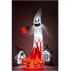Fantasma gonfiabile con luci con tiranti Cm. 270