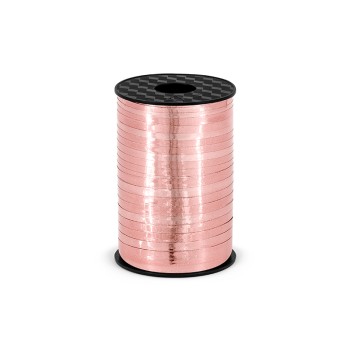 Nastrino Metallic 5 mm. - 225 Mt. - Rosa Gold