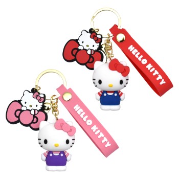 Portachiavi con charms 3D – Hello Kitty