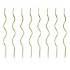 Candeline per torta swirls Cm. 14 - Oro Gold - Blister 8 pezzi