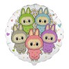 Palloncino mylar 18" Cm. 45 - Angry Bunny