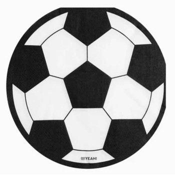 Tovagliolo a forma di pallone rotondo Cm. 33x33 - Cf. 20...