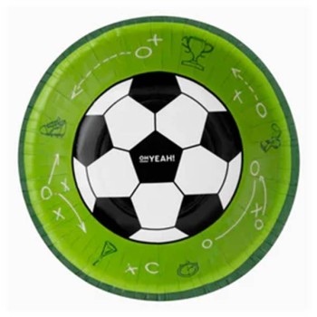 Piatto fondo scodella 350cc - Pallone calcio - Cf. 6 pezzi