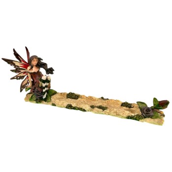 Fatina resina con porta incenso Cm. 26x10
