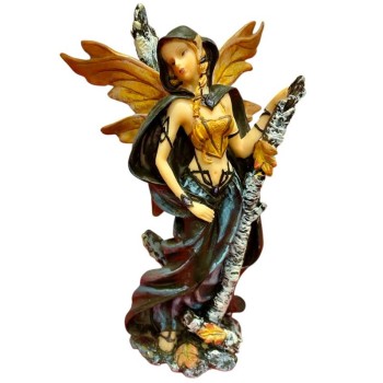Fatina resina dark in piedi Cm. 16