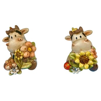 Mucca Lola resina piccola cm. 5
