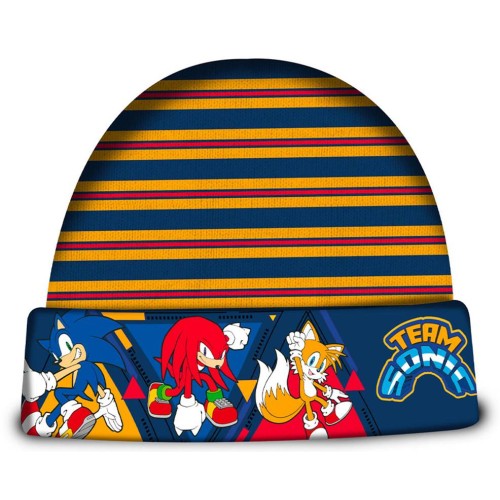 Cappello con risvolto stampato - Sonic