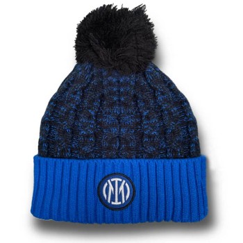Cappello cuffia in acrilico con pon pon – FC Inter