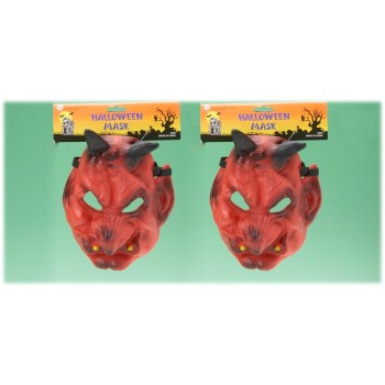 Maschera pvc diavolo Halloween