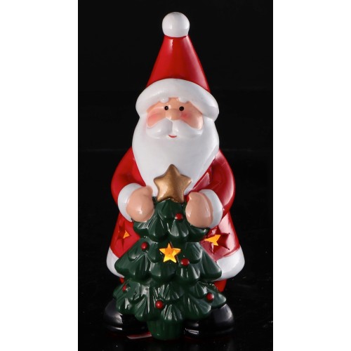 Albero di natale con Babbo Natale/Renna con led...
