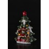 Decorazione albero di natale con led Babbo Natale/Renna Cm. 14x9x20