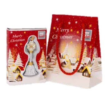 Scopetta portafortuna natalizia in confezione regalo 2