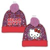 Cappello con risvolto e pon pon - Hello Kitty