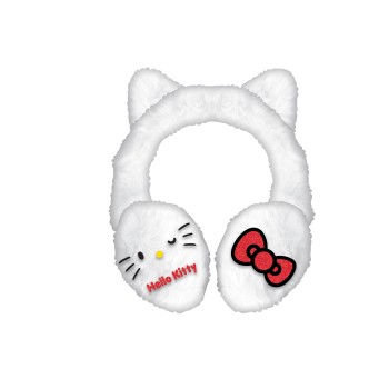 Paraorecchie in peluche 3D con orecchie - Hello Kitty