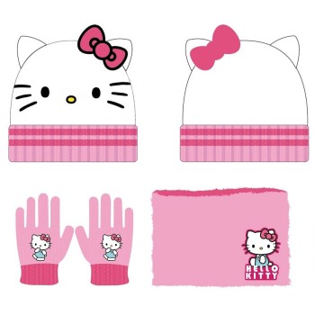 Set invernale 3 pezzi (Cappello + Guanti + Scaldacollo) –...