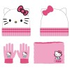 Set invernale 3 pezzi (Cappello + Guanti + Scaldacollo) – Hello Kitty