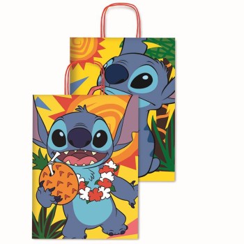 Busta regalo con cordoncino Walt Disney "Stitch" - Cm....
