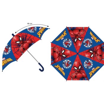 Ombrello lungo automatico 48 Cm. - Spiderman
